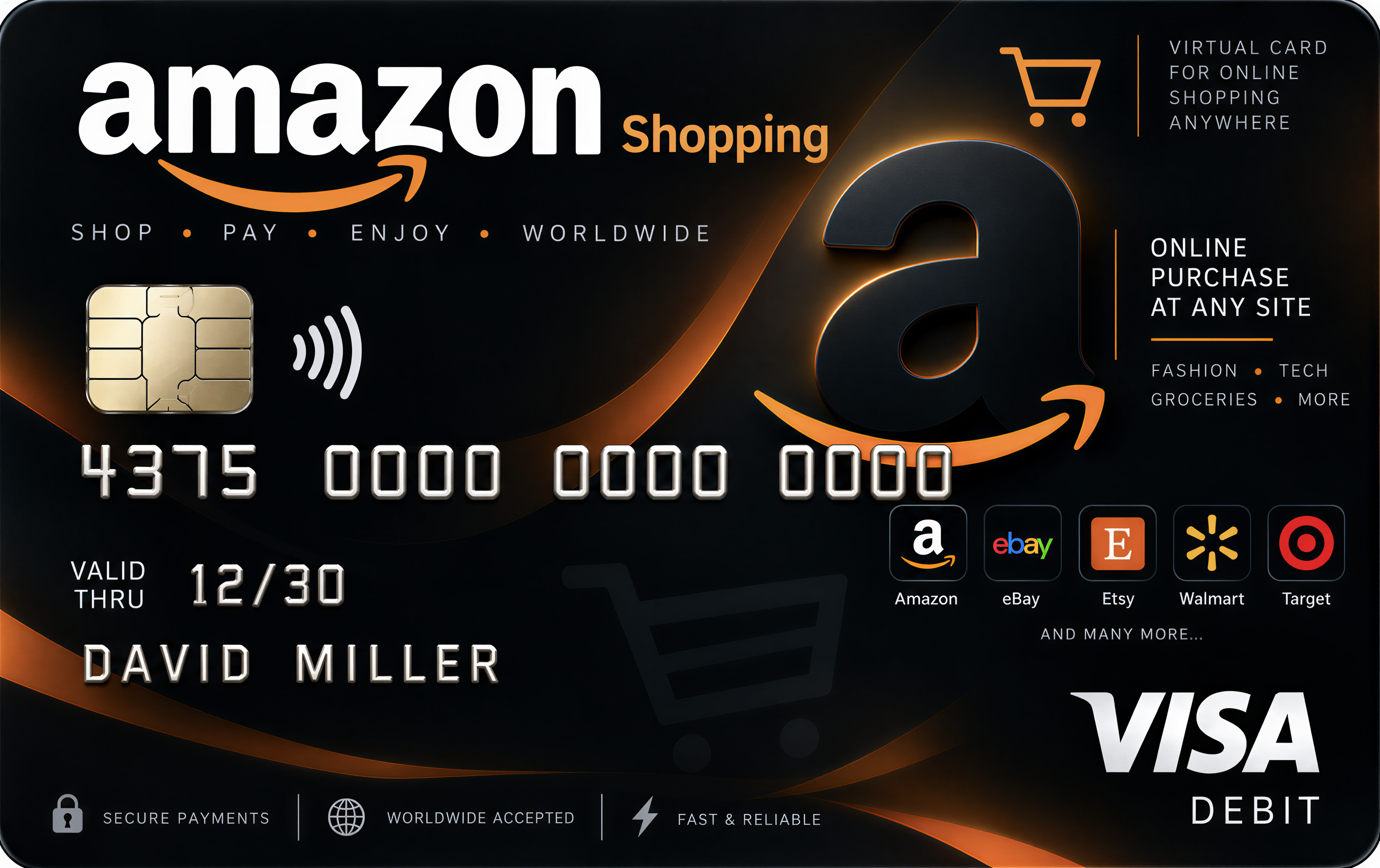 Amazon VISA ( Minimum 500$)