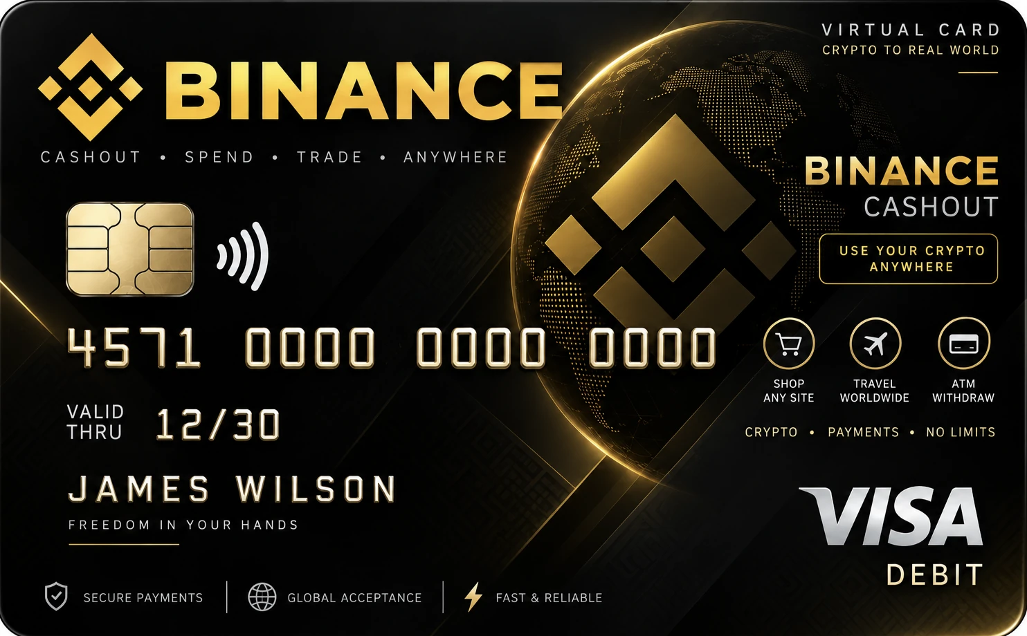 Binance VISA ( Minimum 500$ )