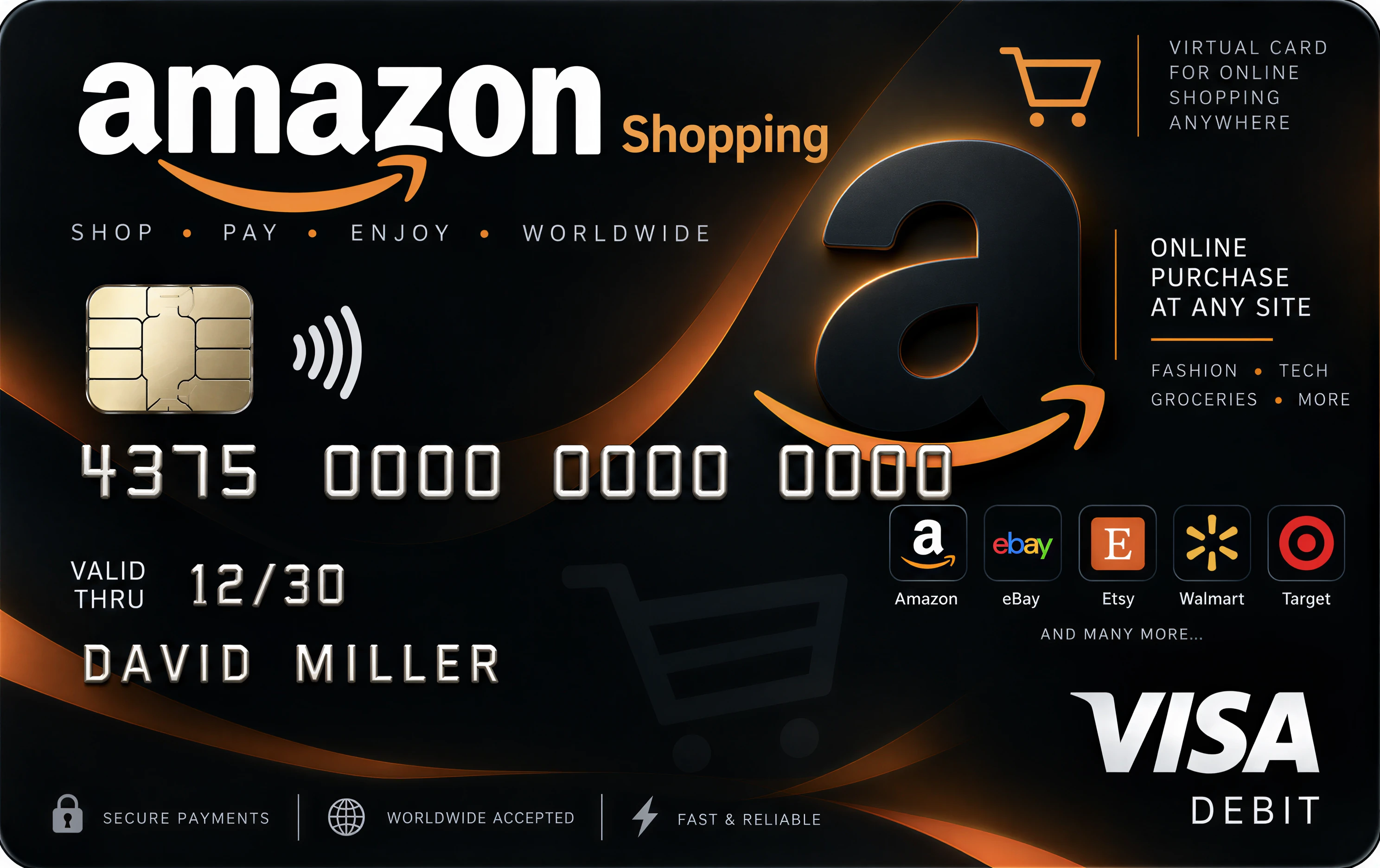 Amazon VISA ( Minimum 500$)